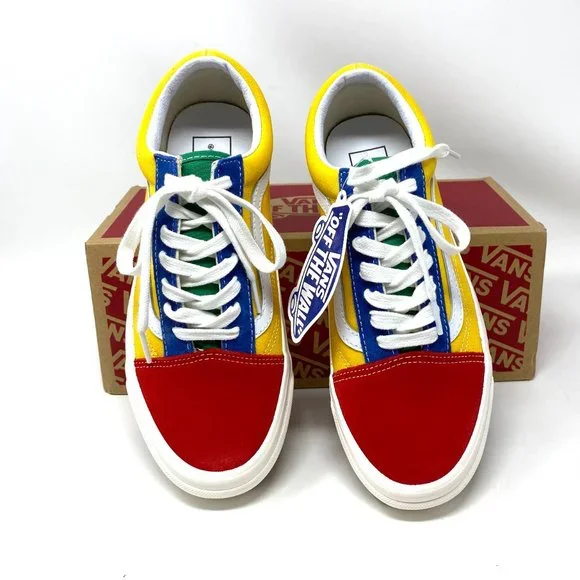 VANS Women Size 7 Old Skool 36 DX Anaheim Canvas Multi Low Size 7 VN0A54F34SB - Picture 3 of 11